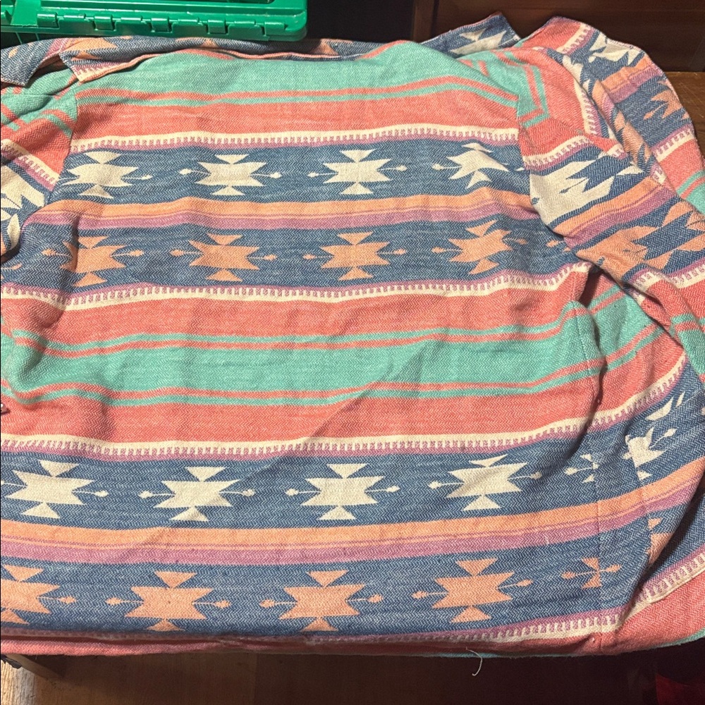 Colorful Aztec Pattern Cardigan - Picture 4 of 4